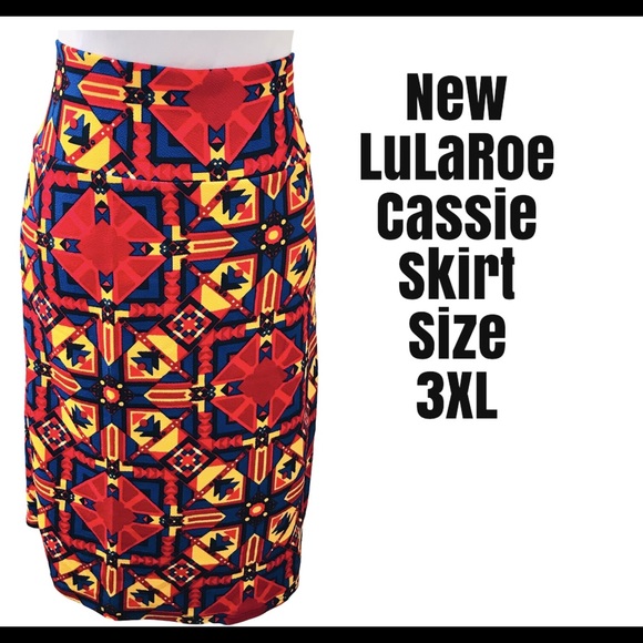New Lularoe Cassie Skirt Size 3XL